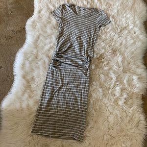 James Perse Ruched Maxi Dress